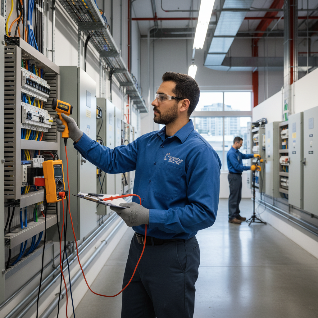 Commercial electrical safety inspection in Coquitlam