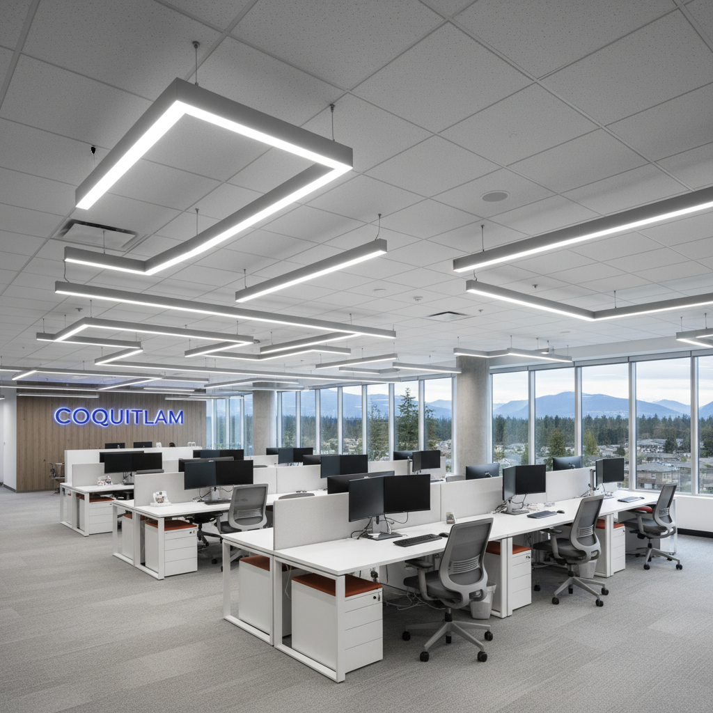 Commercial lighting upgrade in Coquitlam