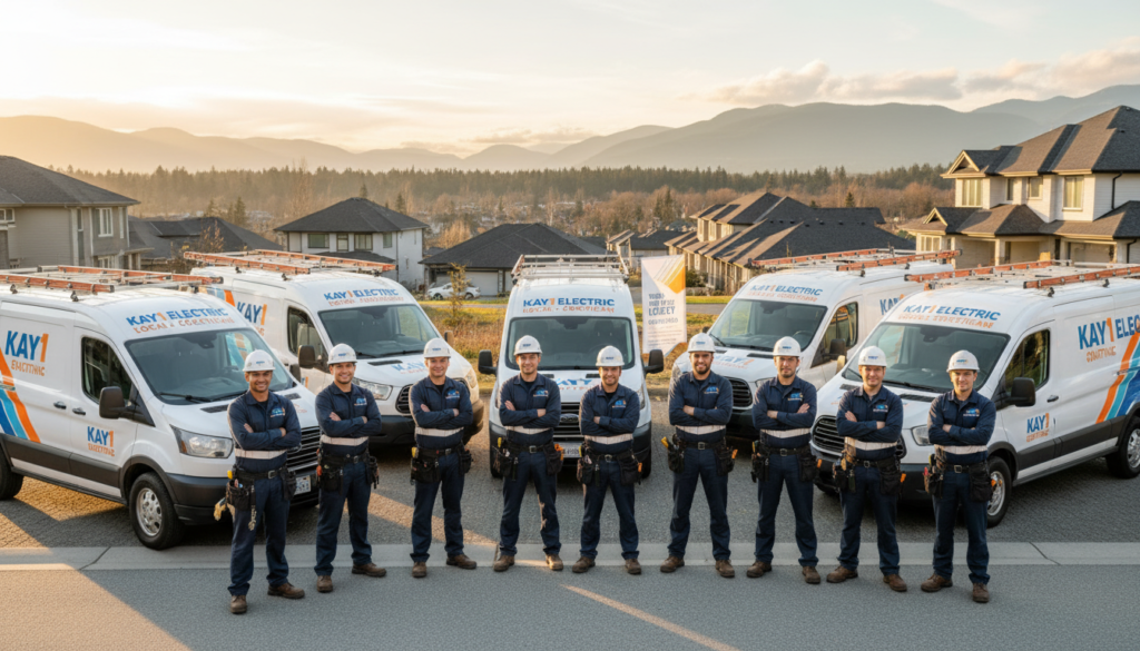 Kay1 Electric team of certified electricians in Coquitlam