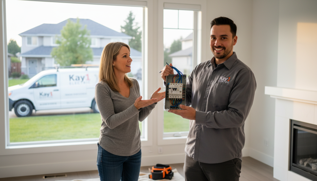 Kay1 Electric technician completing Electric Troubleshooting & Repair in Coquitlam