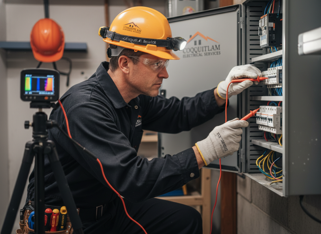 Professional electrical panel inspection in Coquitlam